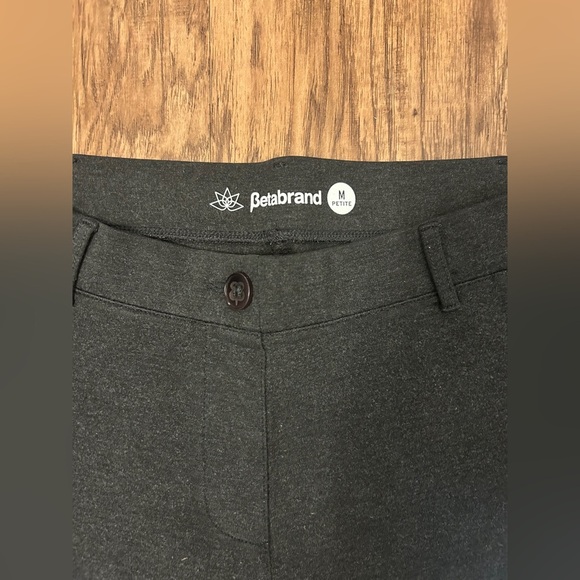 Betabrand Grey Stretchy Work Pants. Size medium petite - Picture 2 of 4